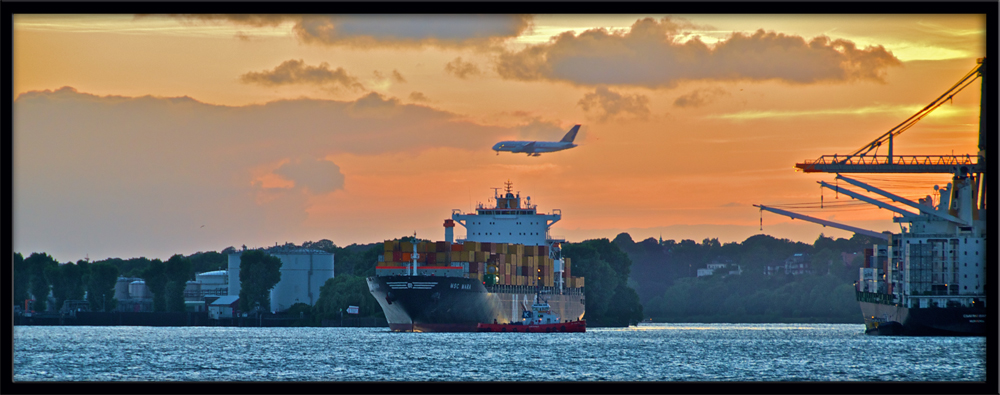 A380 meets MSC Mara