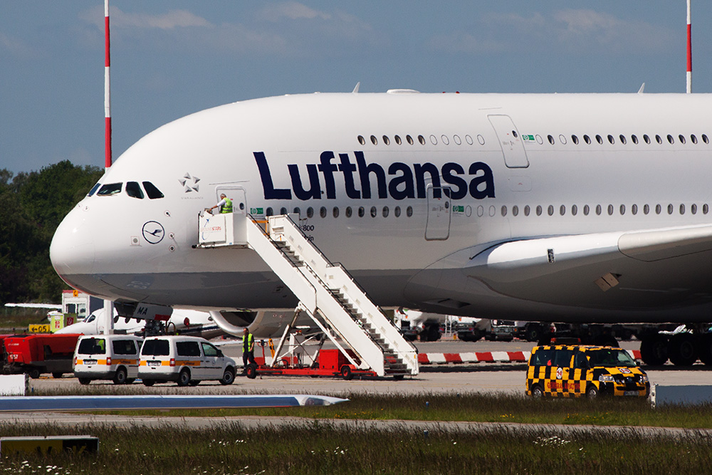 A380 - Stippvisite in HAM