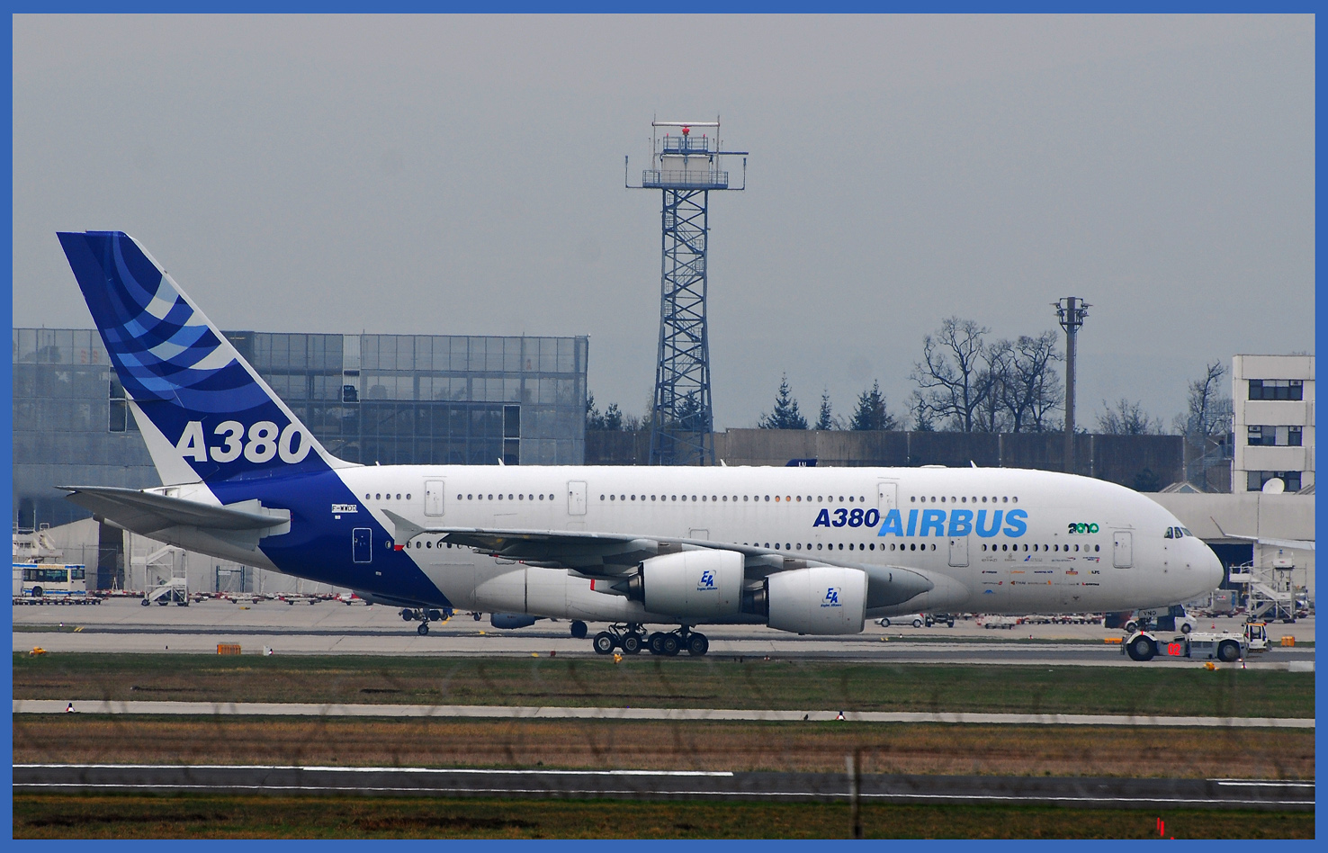 A380 Test in Frankfurt am Main