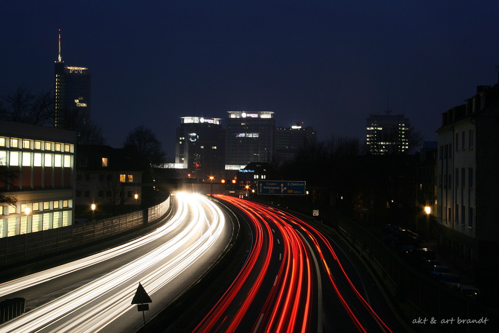 A40 bei Nacht 1