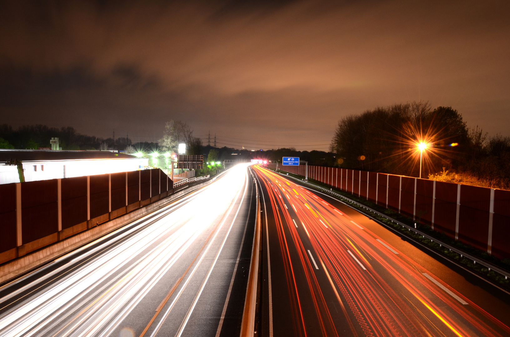 A40 by night (Westwärts)