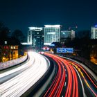 A40 in Richtung Essen RWE Türme