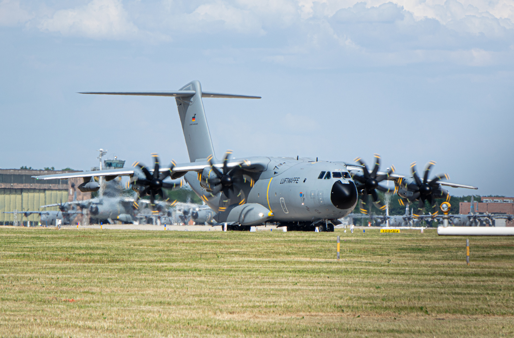 a400m b eim start in Wunstorf