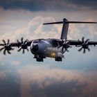 A400M im Landeanflug