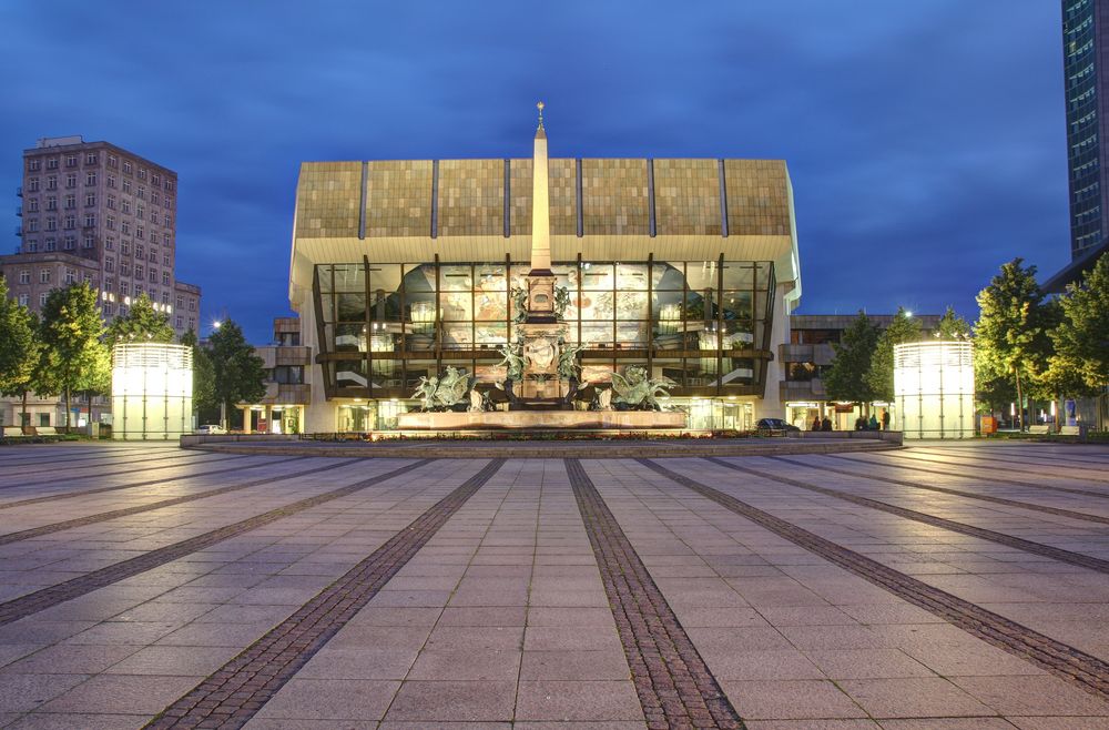 Gewandhaus im Lichtermeer von Tommy Rühle 