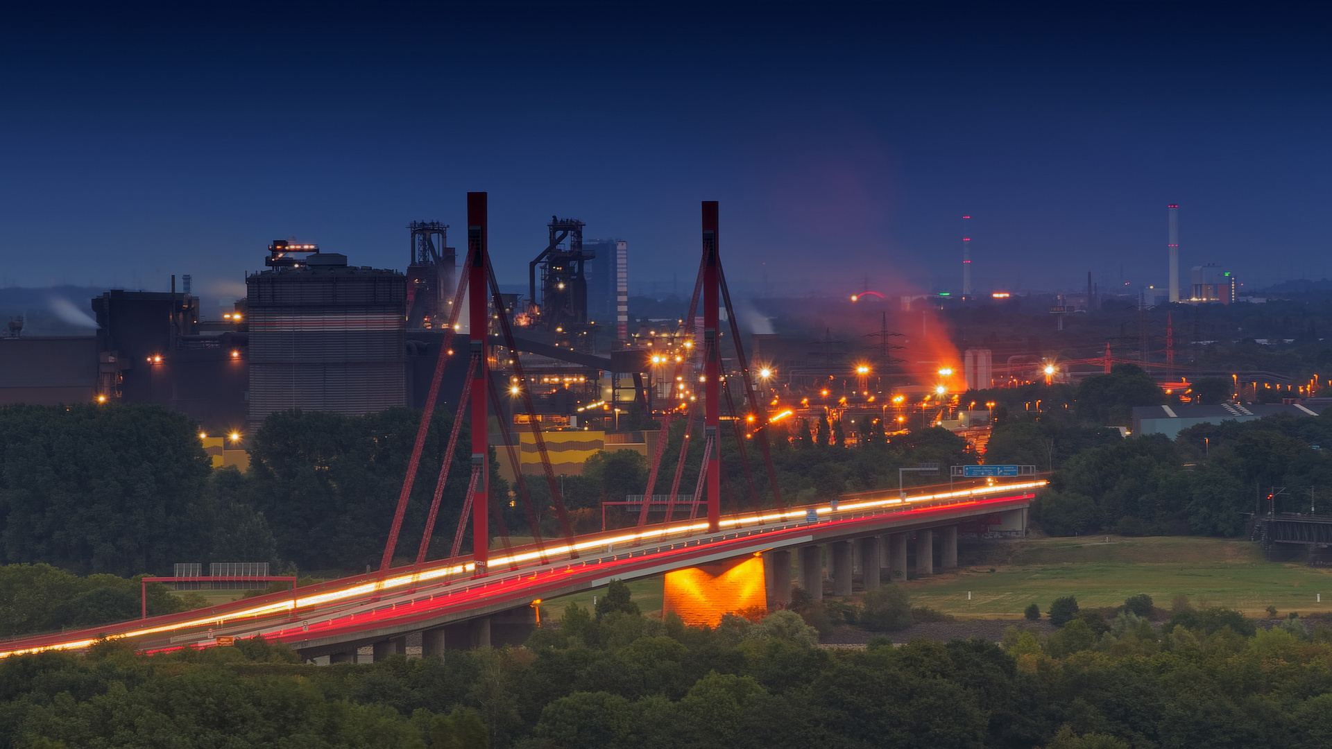 A42 Brücke Duisburg Beek