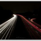 A44 bei Nacht Richtung Dortmund