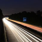 A52 bei Nacht