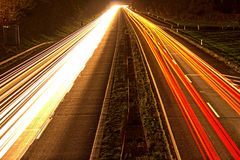 A57 AS Alpen bei Nacht - LZB 60 sek.