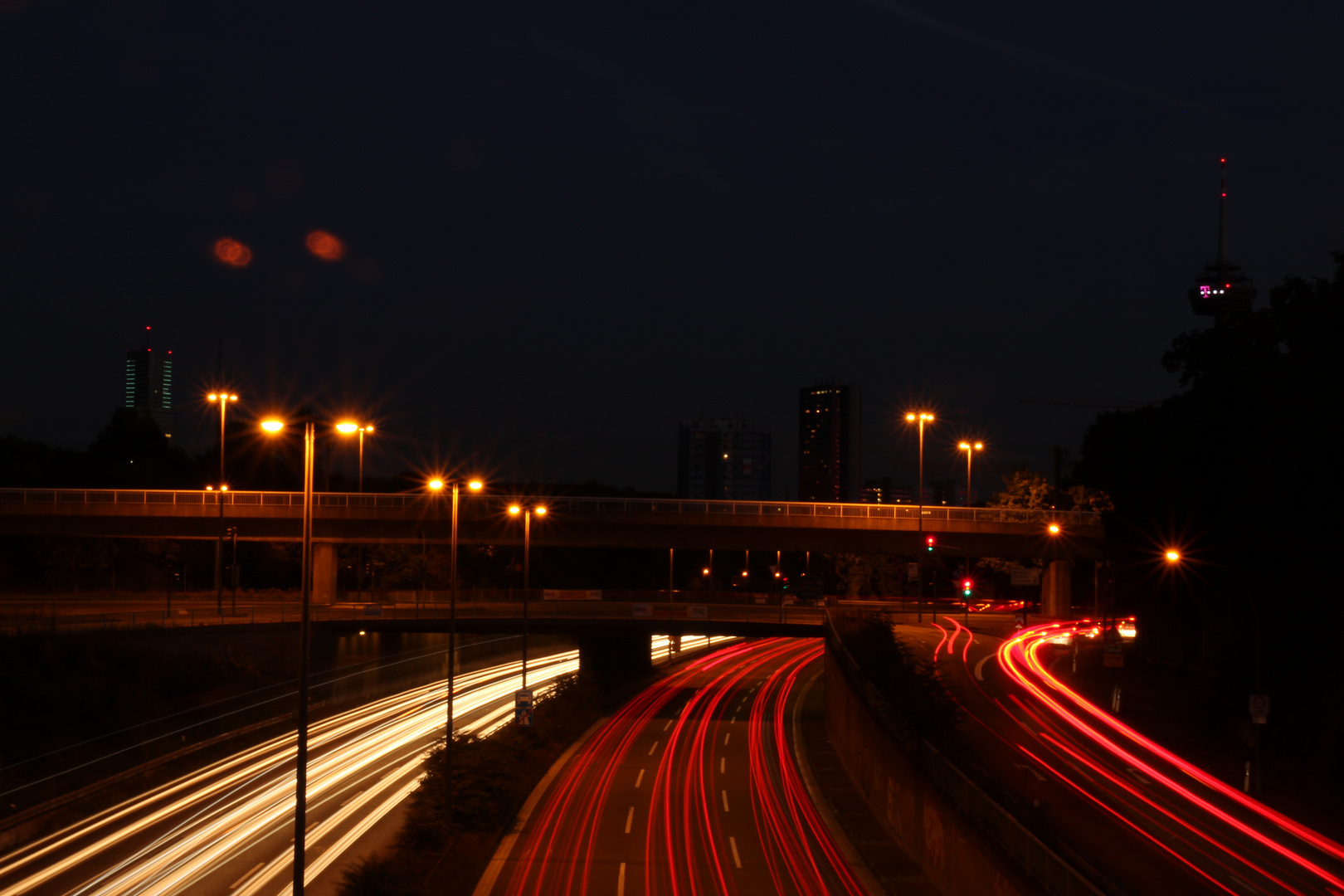 A57 Köln-Zentrum | Langzeitbelichtung