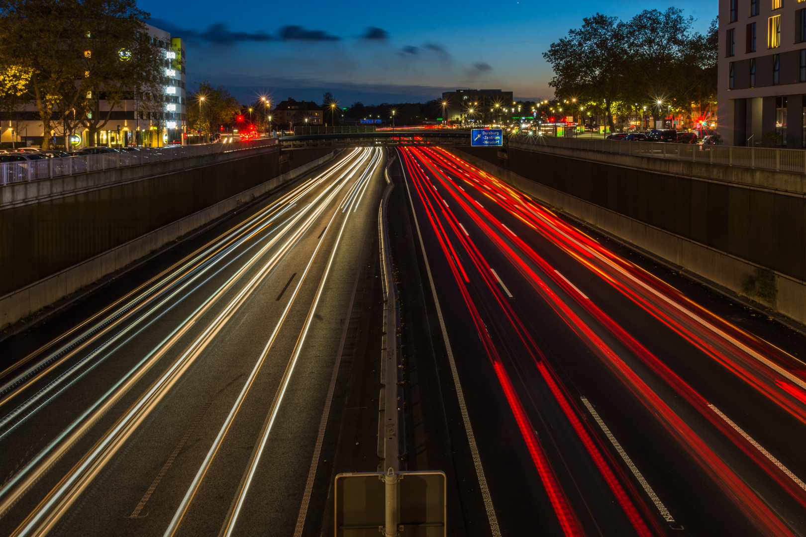 A59  bei Nacht