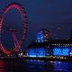 London Eye at night