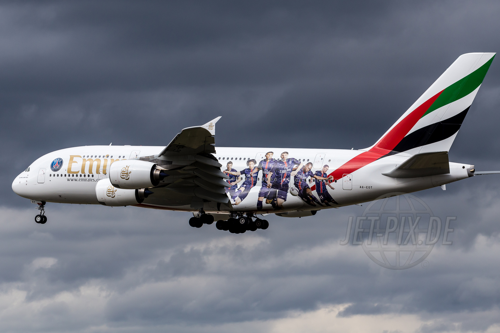 A6-EOT EMIRATES Airbus A380 2016.02.14 (EDDF) Frankfurt