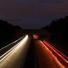 A61 bei Nacht