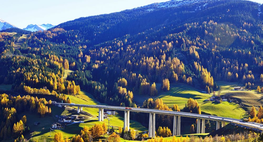 Obernbergerbrücke auf der Brennerautobahn von Vikinger0815 