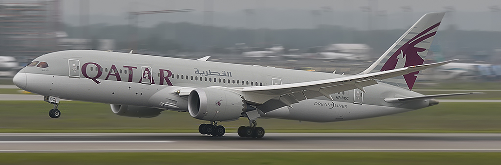 A7-BCC - Qatar Airways - Boeing 787 - Dreamliner