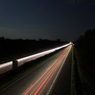 A7 bei Nacht