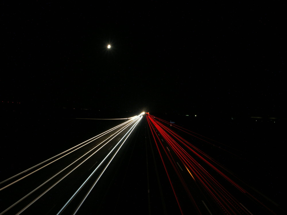 A9 - Bei Nacht