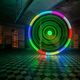 Electrical Movements in the Dark #304 - Green Multicolor Circle