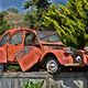 2CV Ente.. ziemlich gerupft