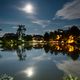 Supervollmond ber dem Klostersee in Sindelfingen