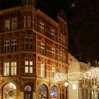 Aachen Annastrasse zur Weihnachtszeit geschmückt