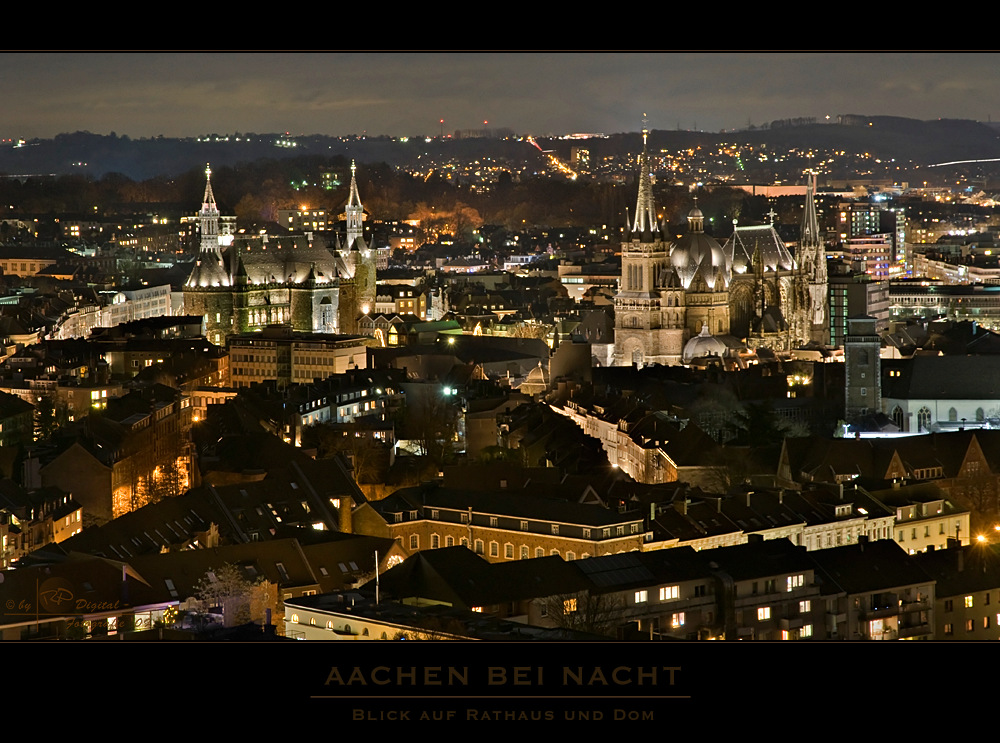 Aachen bei Nacht