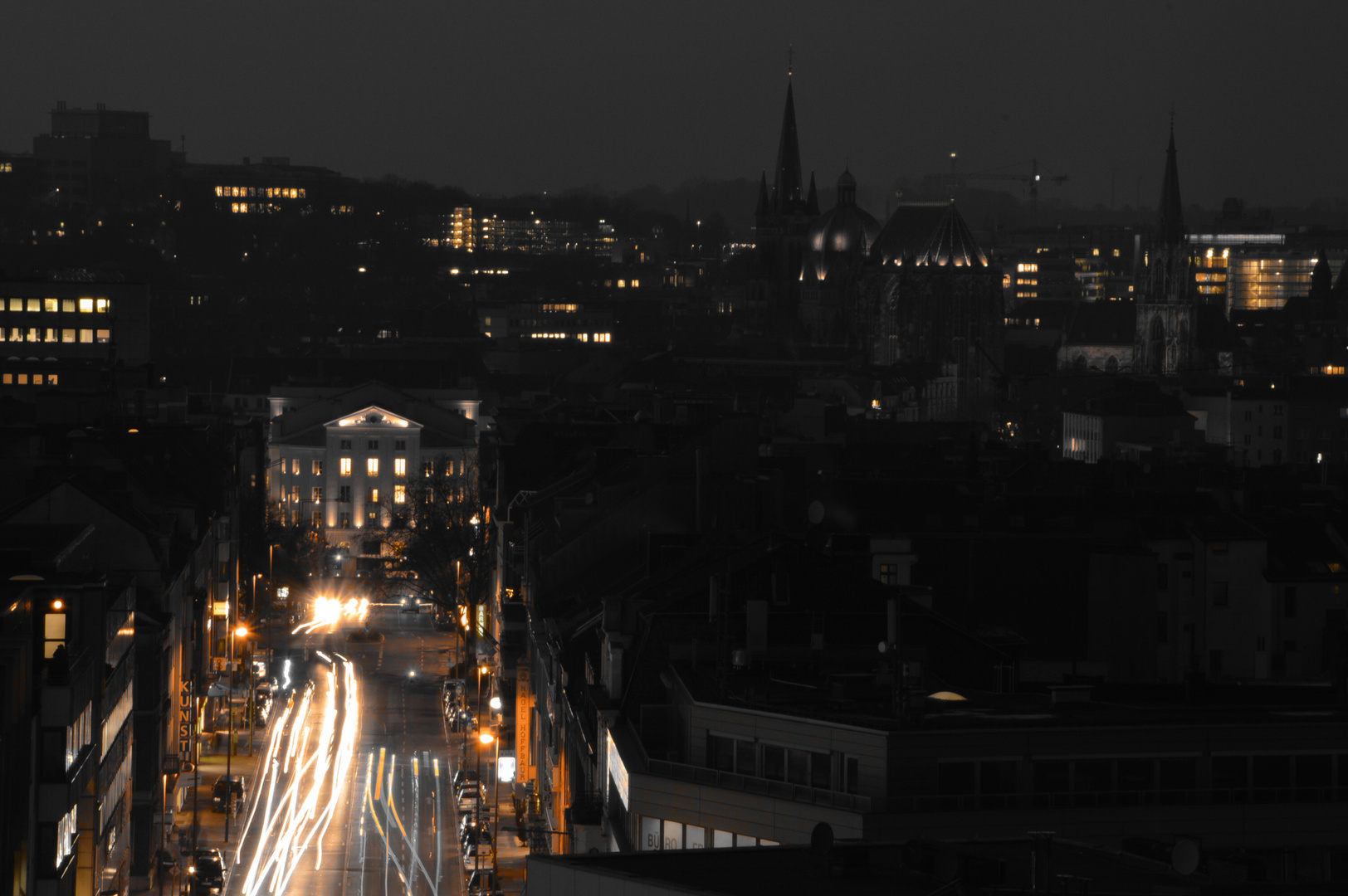 Aachen bei Nacht