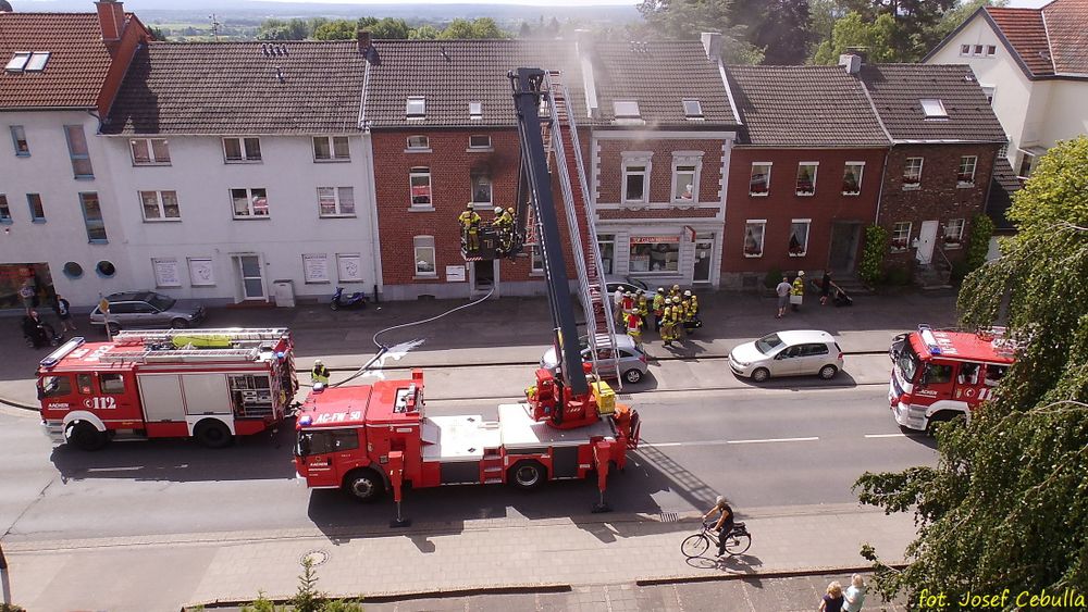 Aachen Brand Feuerwehr Foto & Bild reportage dokumentation