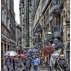 Aachen im Novemberregen ... Aix-la-Chapelle sous le pluie de novembre