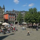 Aachen Marktplatz - so schön kann Sommer sein