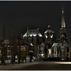 Aachener Dom bei Nacht