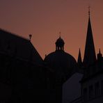 Aachener Dom im lezten Tageslicht