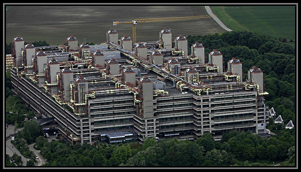 Aachener Klinikum aus der Luft aufgenommen.