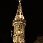 Aachener Rathaus bei Nacht (Linker Turm)