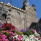 Aachener Rathaus im Sommer