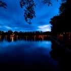 Aachener Weiher am Abend