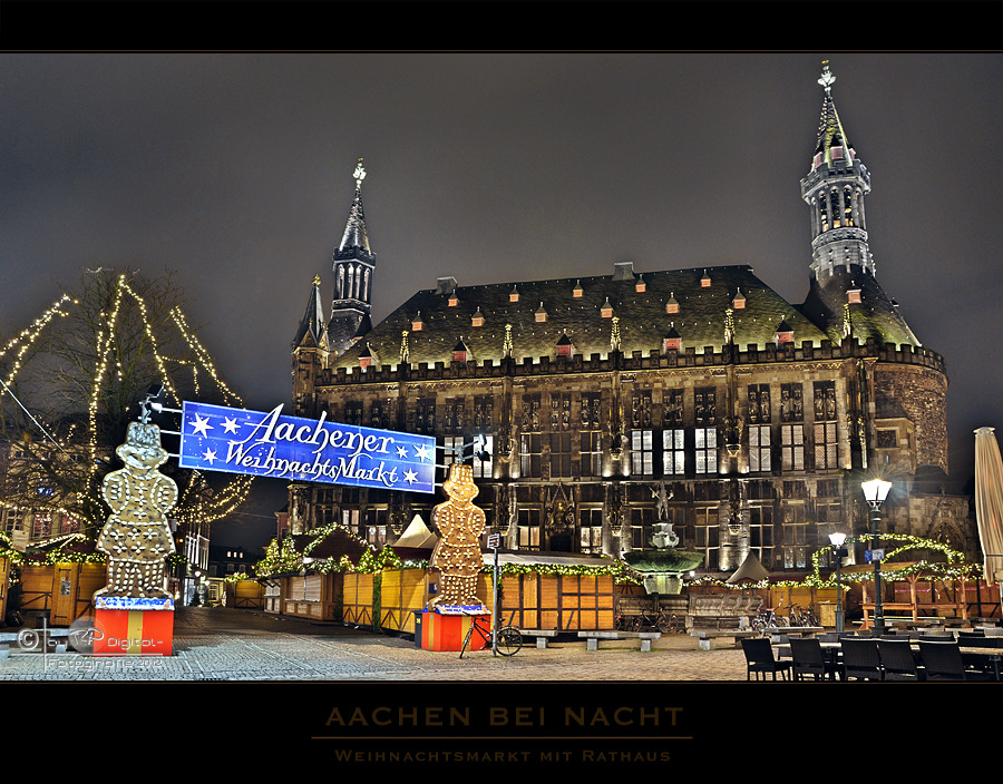 Aachener Weihnachtsmarkt 21:35Uhr