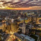 Aachener Weihnachtsmarkt zu goldenen Stunde