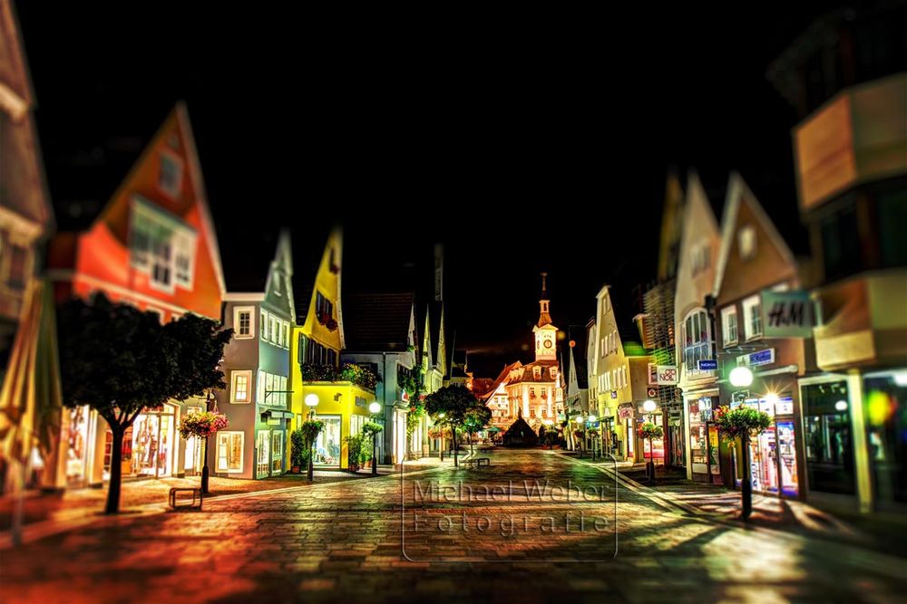 Aalen bei Nacht