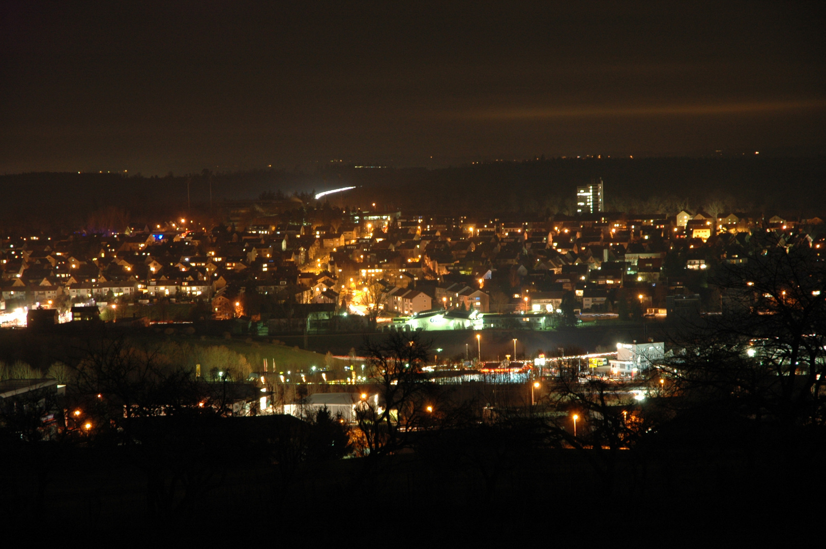 Aalen bei Nacht