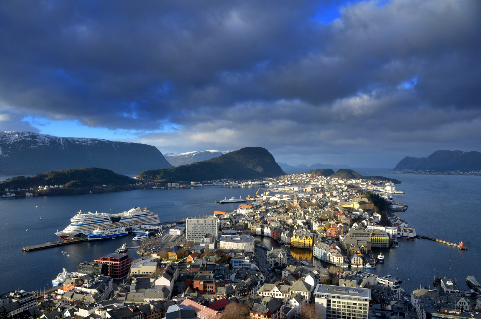 Aalesund im Winter Aida Mar 