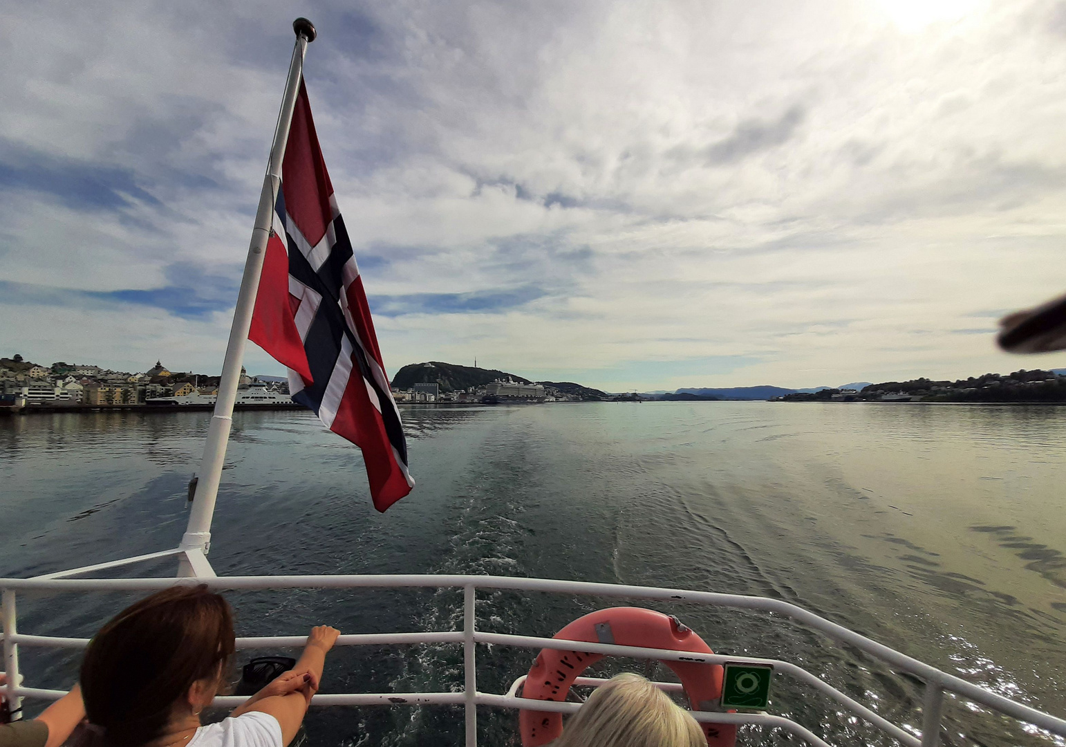 Aalesund Schiffsrundfahrt Achtern