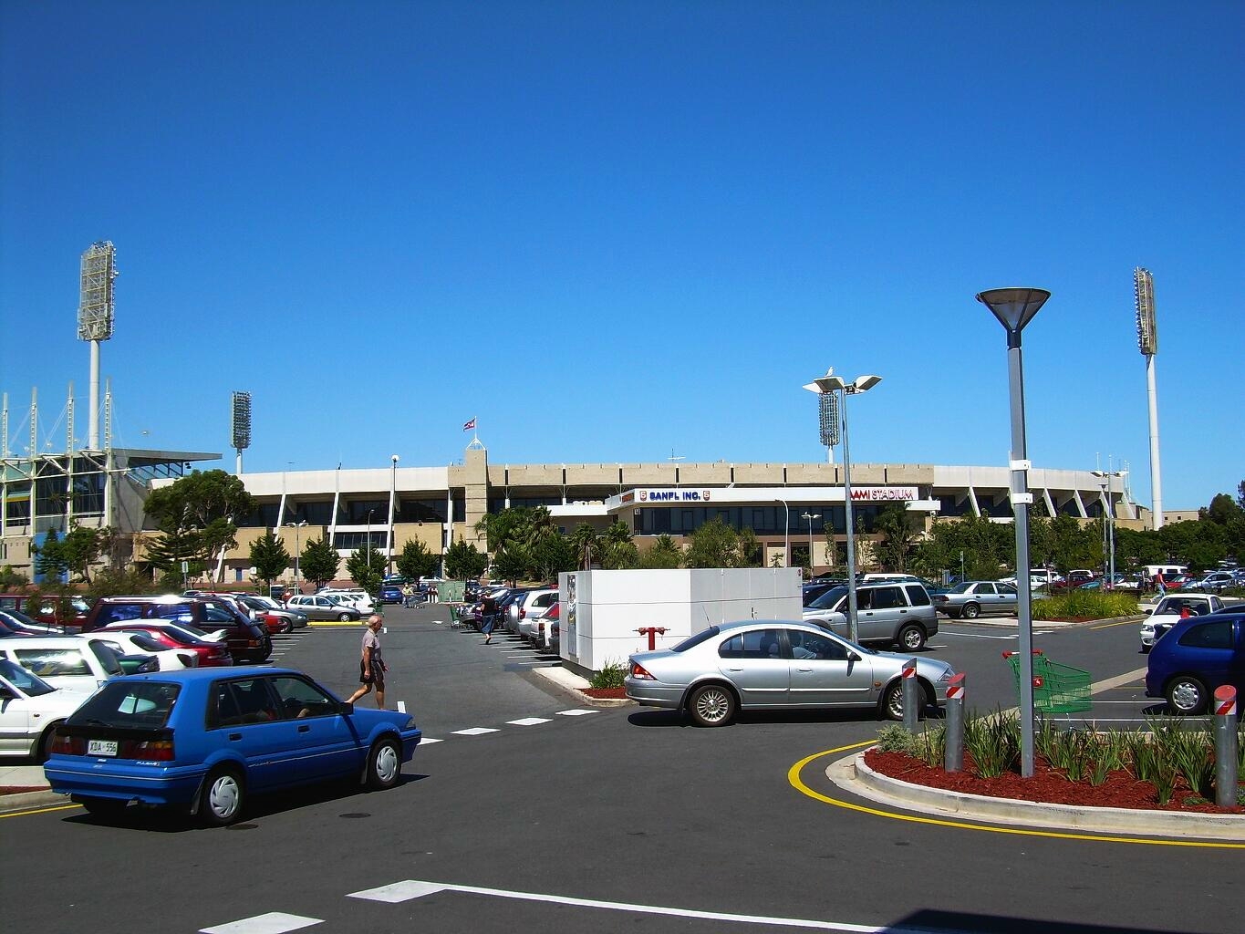 AAMI STADIUM,ADELAIDE ,AUSTRALIA.