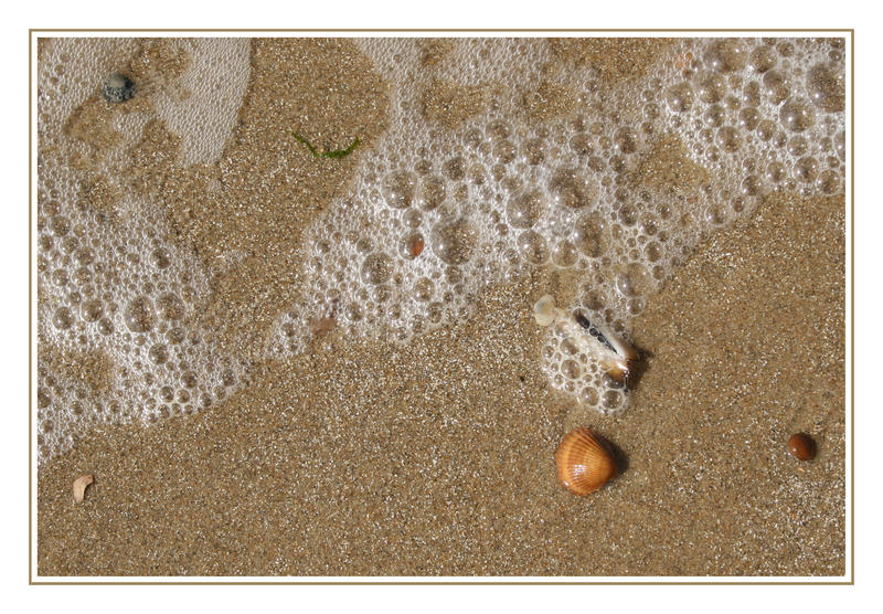 Aan het strand