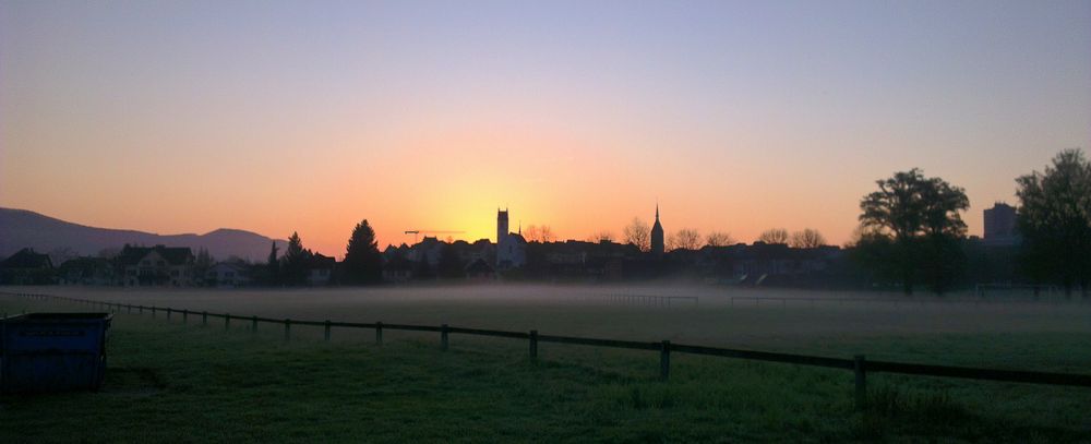 Aarau am Morgen