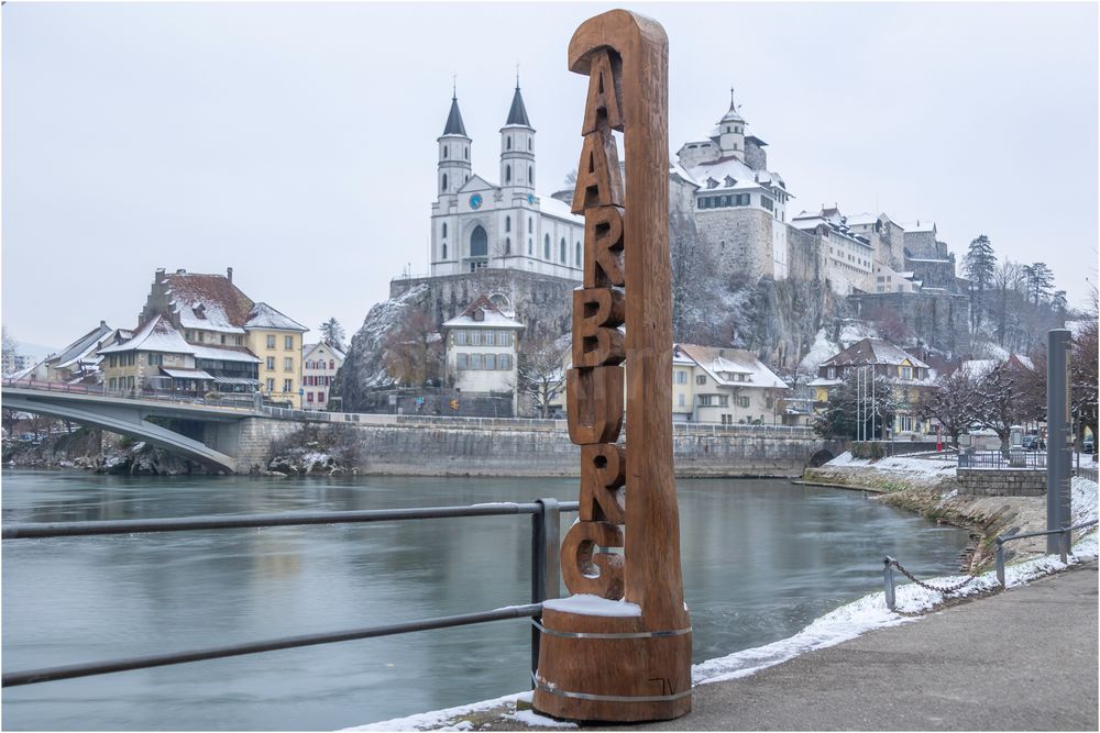 Aarburg an der Aare im Kanton Aargau