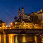 Aarburg by night