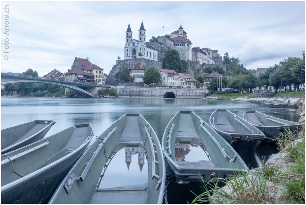 Aarburg in den frühen Morgenstunden...