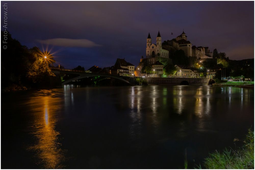 Aarburg in den frühen Morgenstunden...